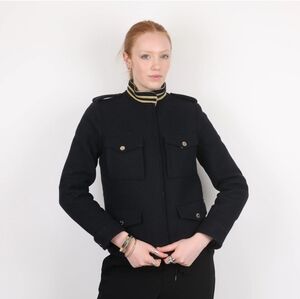 Zadig & Voltaire Military Jacket Khaki Size Small